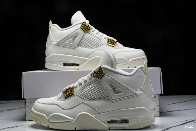Bmlin Jordan 4 Gold AQ9129-170 Metallic Retro 0721